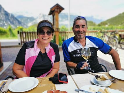 Photo de Hari Schrittwieser le long du parcours