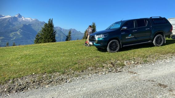 Foto von Oliver Barz entlang der Tour
