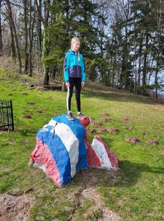 Zdjęcie z Josef Stein wzdłuż trasy