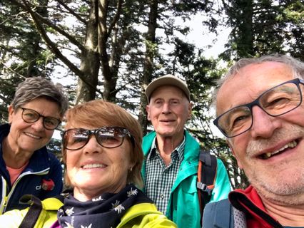Foto von Margareta Pickl entlang der Tour