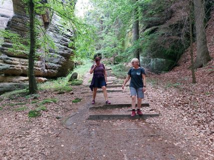 Photo de Jörg Rost le long du parcours