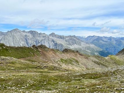 Photo de Gottfried Rier le long du parcours
