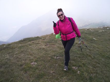 Zdjęcie z Ugo Rocca wzdłuż trasy