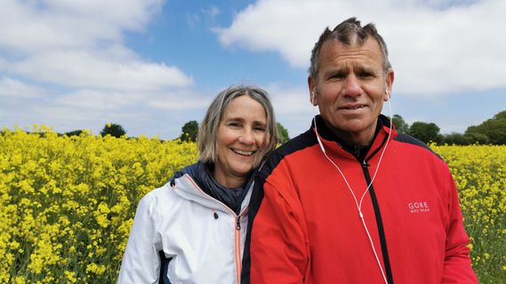 Foto von Bernd Schmitt entlang der Tour