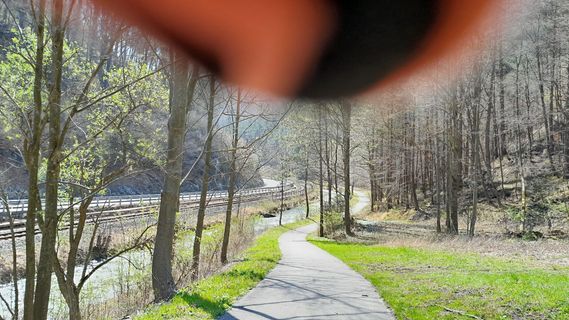 Foto von Cabrio Smith entlang der Tour