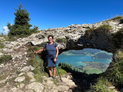 Foto von Susanne Ettl entlang der Tour