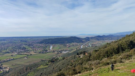 Foto von Luca Barsotti entlang der Tour