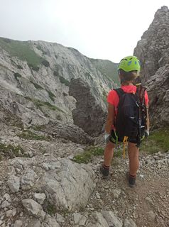 Foto de giovmaria moretti a lo largo del recorrido