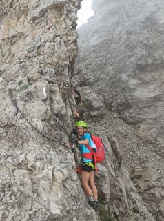 Foto de giovmaria moretti a lo largo del recorrido