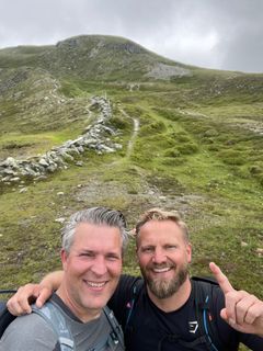 Foto von Ton Immerzeel entlang der Tour