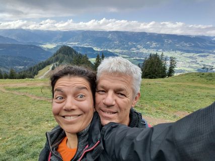 Foto von Harald entlang der Tour