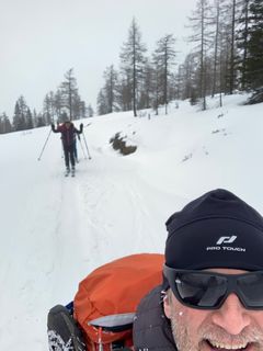 Photo de Andreas Frei le long du parcours