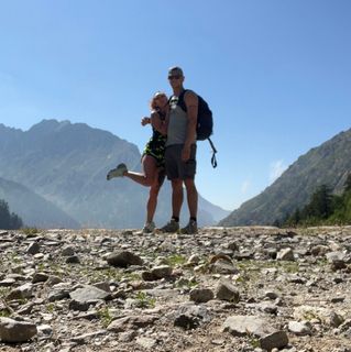 Foto von Toni Lerda entlang der Tour