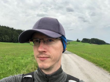 Foto de Andreas E. Neuhold a lo largo del recorrido
