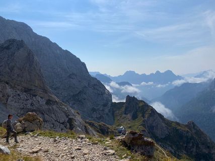 Foto von Fabio Infanti entlang der Tour