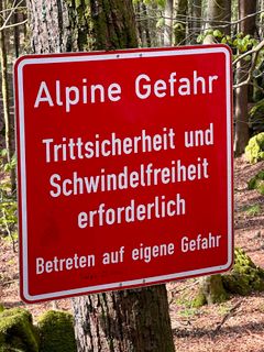 Foto de Norbert Herbig a lo largo del recorrido