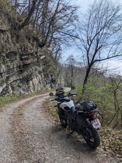 Photo de Hannes Wallnöfer le long du parcours