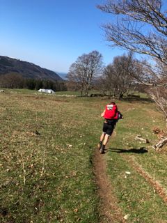 Foto de Jan Nyffenegger a lo largo del recorrido