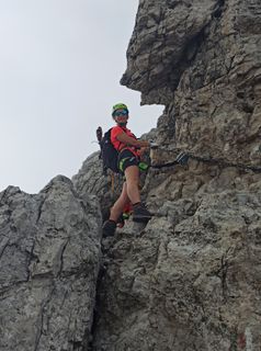 Foto de giovmaria moretti a lo largo del recorrido