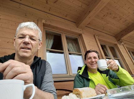 Foto von Harald entlang der Tour