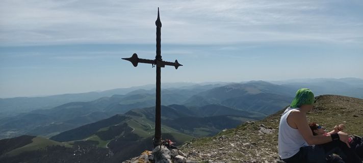 Foto von Gabriele Cucchi entlang der Tour