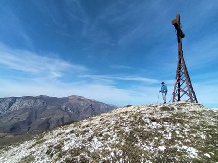 Photo de Gabriele Cucchi le long du parcours