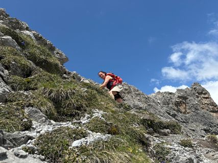 Foto de Uwe Schlenker a lo largo del recorrido