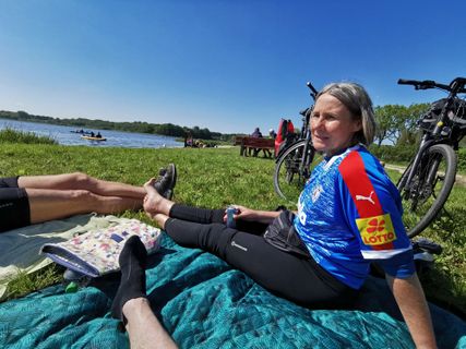 Foto von Bernd Schmitt entlang der Tour