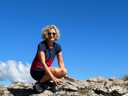 Foto von Susanne Ettl entlang der Tour