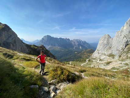Foto von Fabio Infanti entlang der Tour