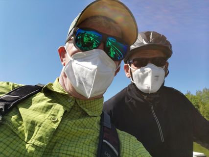 Foto von Bernd Schmitt entlang der Tour