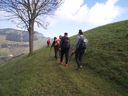 Photo de Ugo Rocca le long du parcours