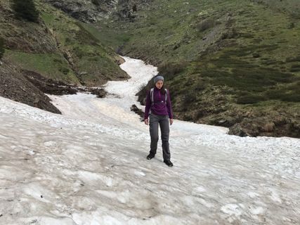 Photo de Fabio Infanti le long du parcours