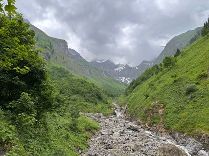 Photo de Norbert Herbig le long du parcours