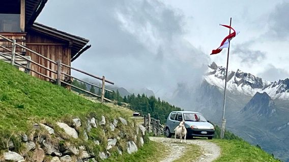 Foto de Katja Hechler a lo largo del recorrido