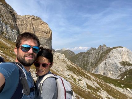 Foto von Fabio Infanti entlang der Tour