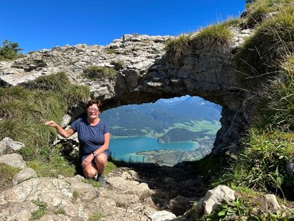 Foto von Susanne Ettl entlang der Tour