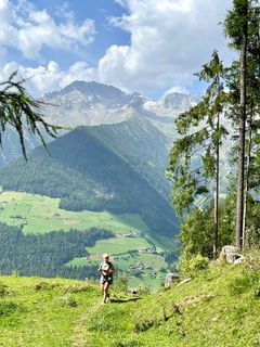 Foto de Katja Hechler a lo largo del recorrido