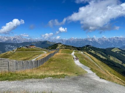 Foto de Bernadette Frühauf a lo largo del recorrido