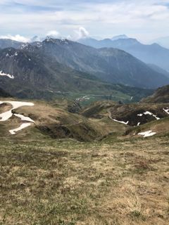 Photo de Fabio Infanti le long du parcours