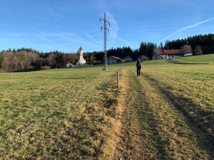 Photo de Kerstin Müller le long du parcours