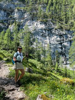 Photo de Michael Bauer le long du parcours