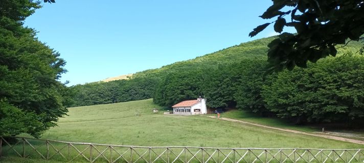 Photo de Gabriele Cucchi le long du parcours