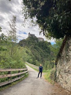 Foto de Dieter Bauer a lo largo del recorrido