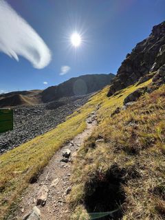 Foto von Nicole Hundertmark entlang der Tour