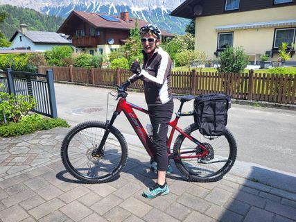 Foto von Josef Stein entlang der Tour