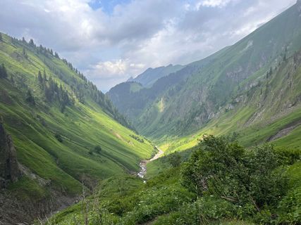 Photo de Norbert Herbig le long du parcours