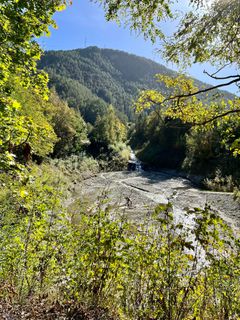 Foto de Nicole Hundertmark a lo largo del recorrido