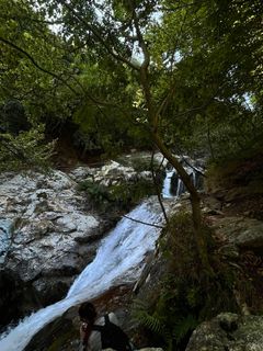 Photo de Toni Lerda le long du parcours