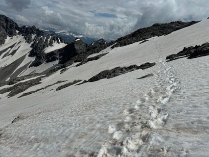 Foto de Uwe Schlenker a lo largo del recorrido